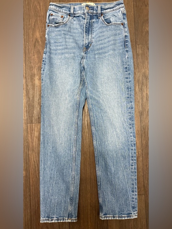 Abercrombie & Fitch Denim - Abercrombie & Fitch Ultra High Rise Ankle Straight Jeans Size 28